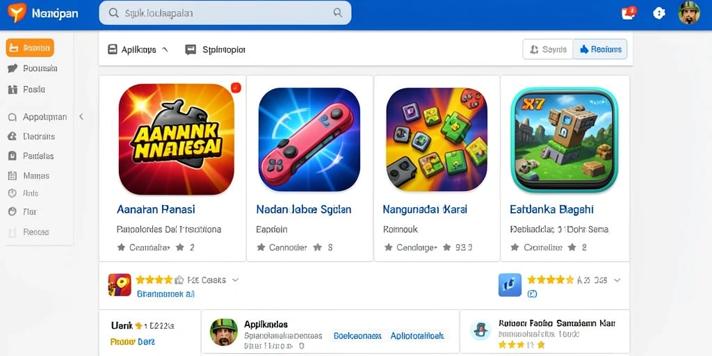 Screenshot menampilkan antarmuka permainan yang menarik.