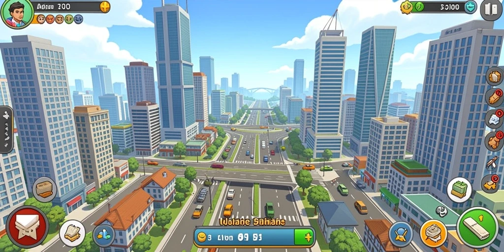 Tampilan awal game yang mengesankan dan informatif.