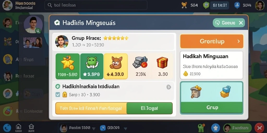 Tampilan menu yang menarik dan mudah dinavigasi.